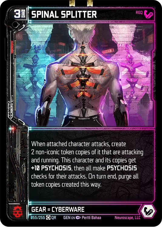 SPINAL SPLITTER, carte GENESIS-055