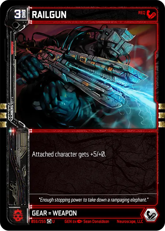 RAILGUN, carte GENESIS-056