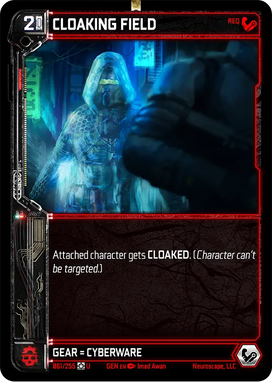 CLOAKING FIELD, carte GENESIS-061