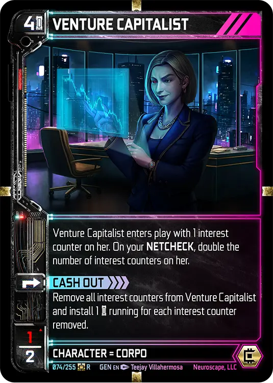 VENTURE CAPITALIST, carte GENESIS-074