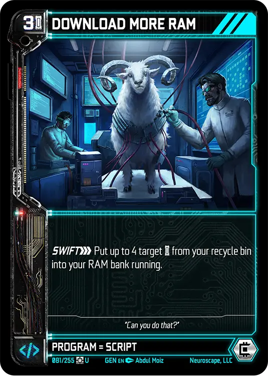 DOWNLOAD MORE RAM, carte GENESIS-081