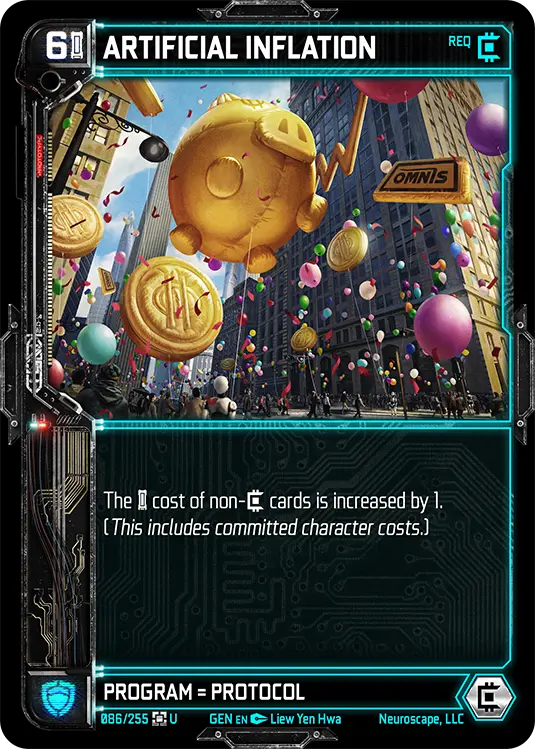 ARTIFICIAL INFLATION, carte GENESIS-086