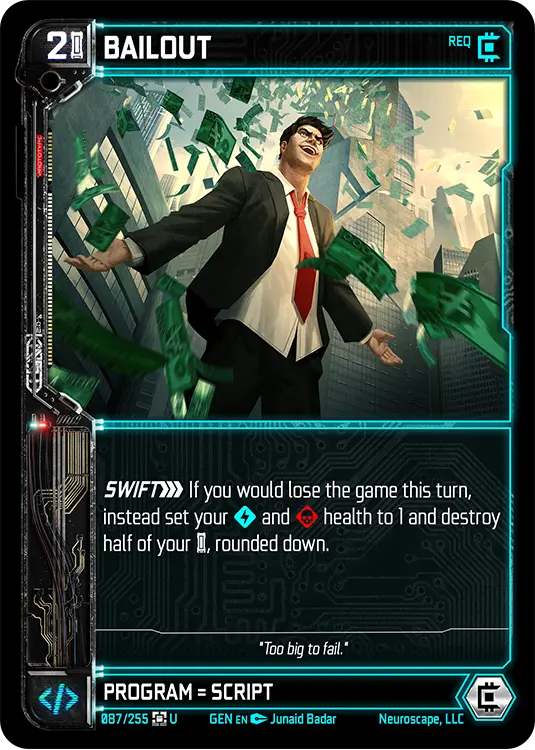 BAILOUT, carte GENESIS-087