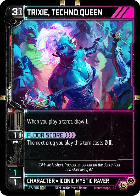 TRIXIE, TECHNO QUEEN, carte GENESIS-137