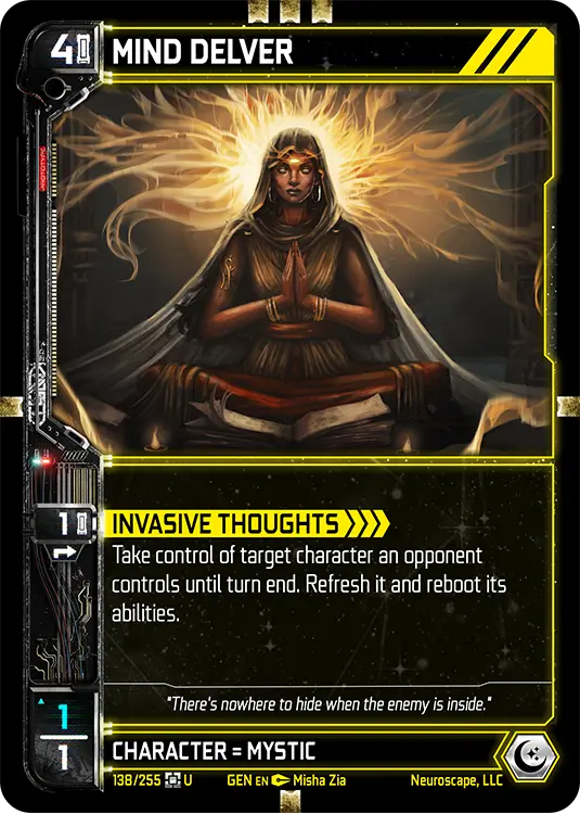 MIND DELVER, carte GENESIS-138
