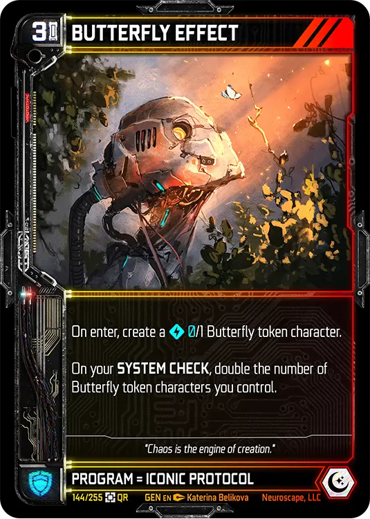 BUTTERFLY EFFECT, carte GENESIS-144