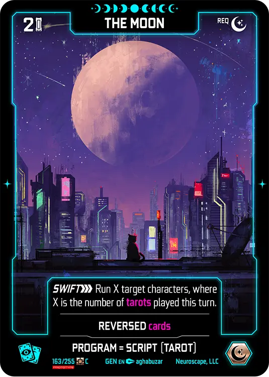 THE MOON, carte GENESIS-163