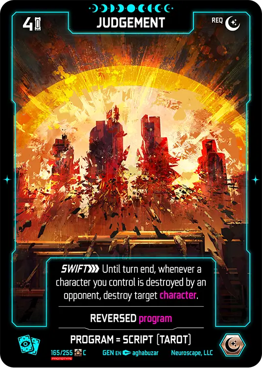 JUDGEMENT, carte GENESIS-165