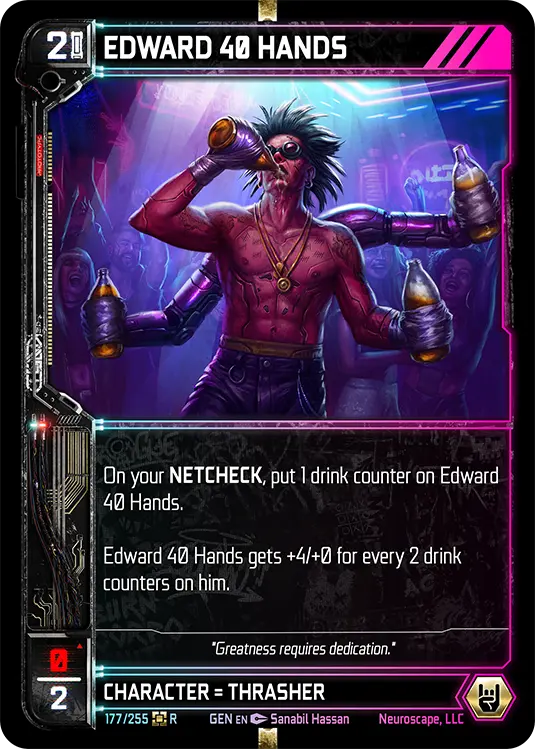 EDWARD 40 HANDS, carte GENESIS-177