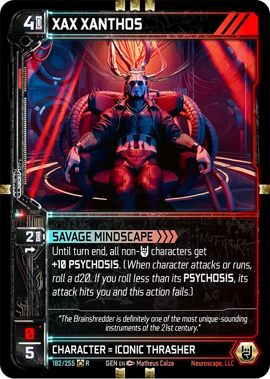 XAX XANTHOS, carte GENESIS-182