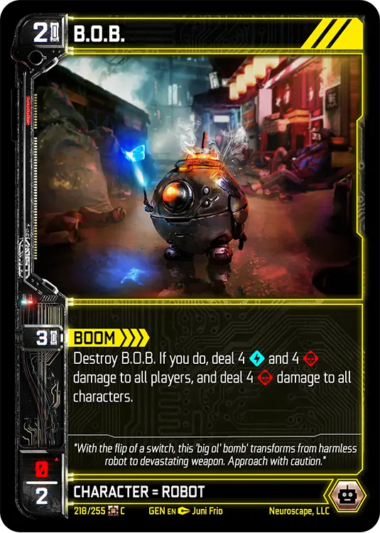 B.O.B., carte GENESIS-218