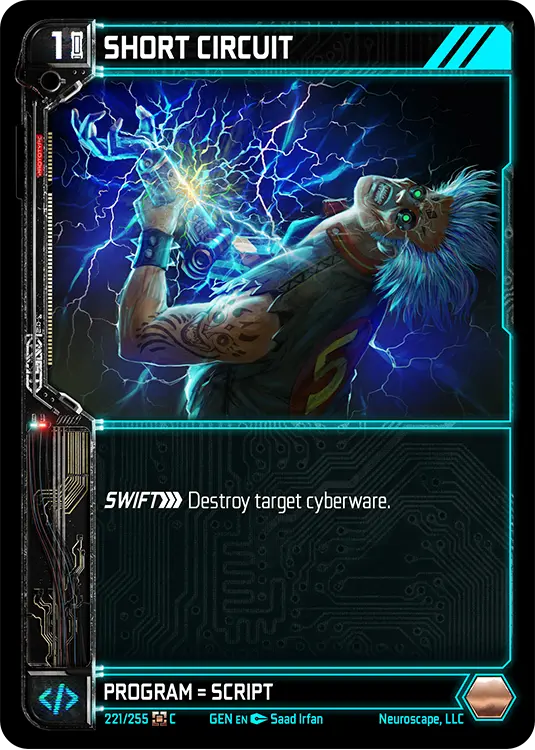 SHORT CIRCUIT, carte GENESIS-221