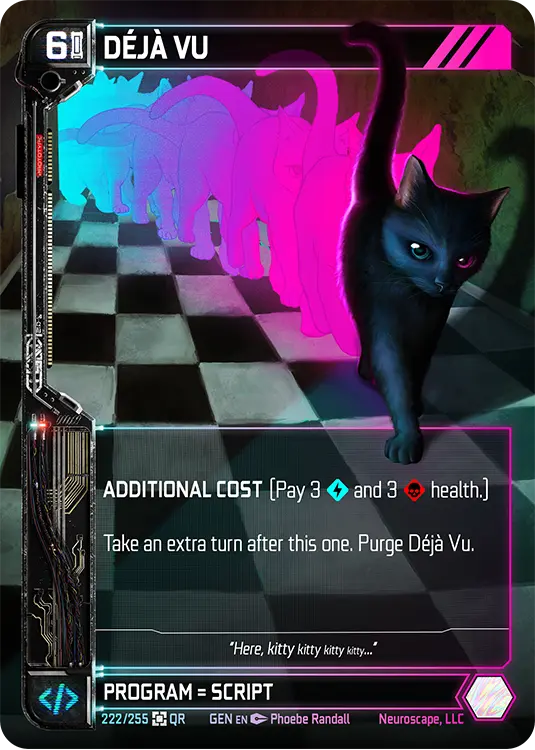 DÉJÀ VU, carte GENESIS-222
