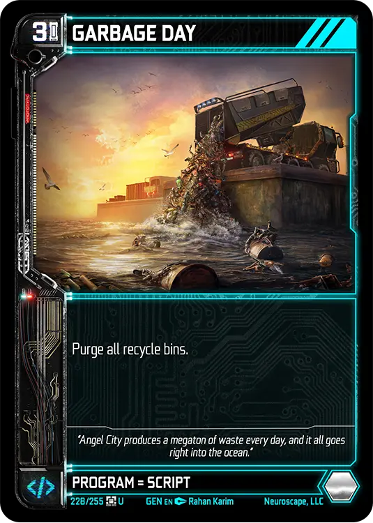 GARBAGE DAY, carte GENESIS-228