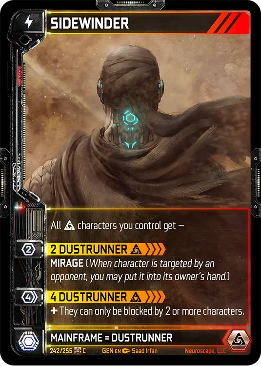 SIDEWINDER, carte GENESIS-242