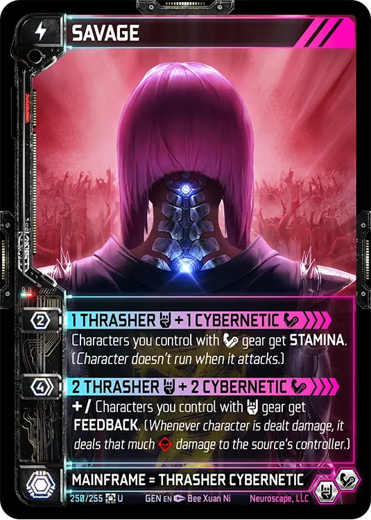 SAVAGE, carte GENESIS-250