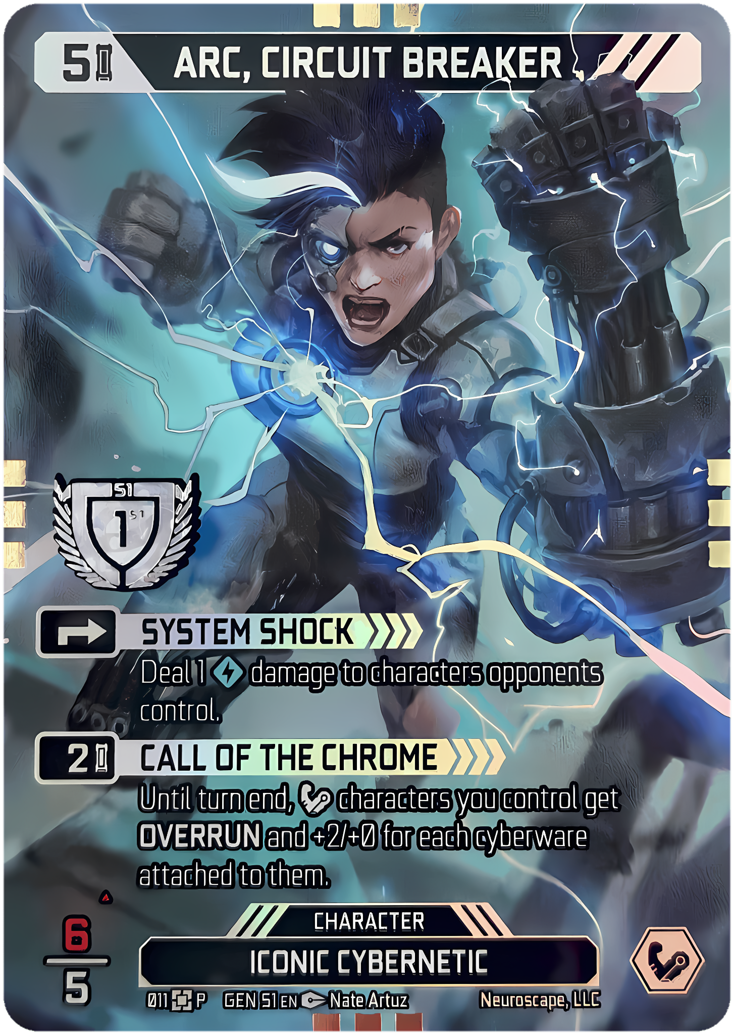 ARC, CIRCUIT BREAKER, carte GENESIS-S1-011-FIRST