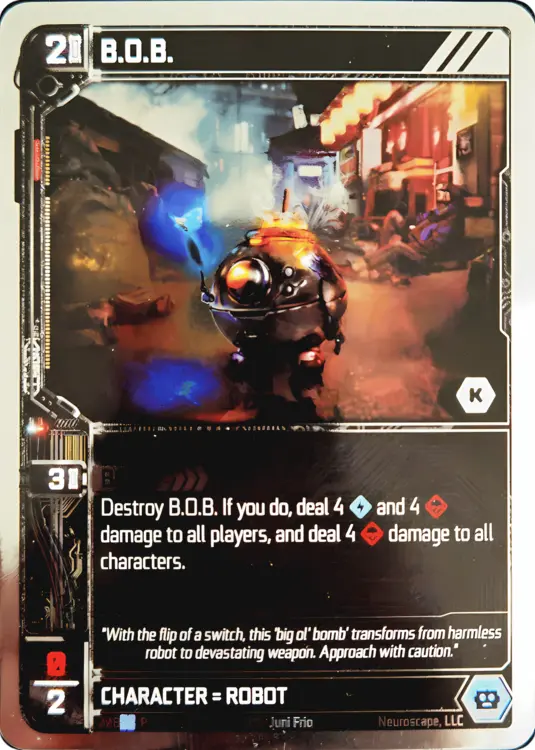 B.O.B., carte PROMO-BOB-PLATINUM
