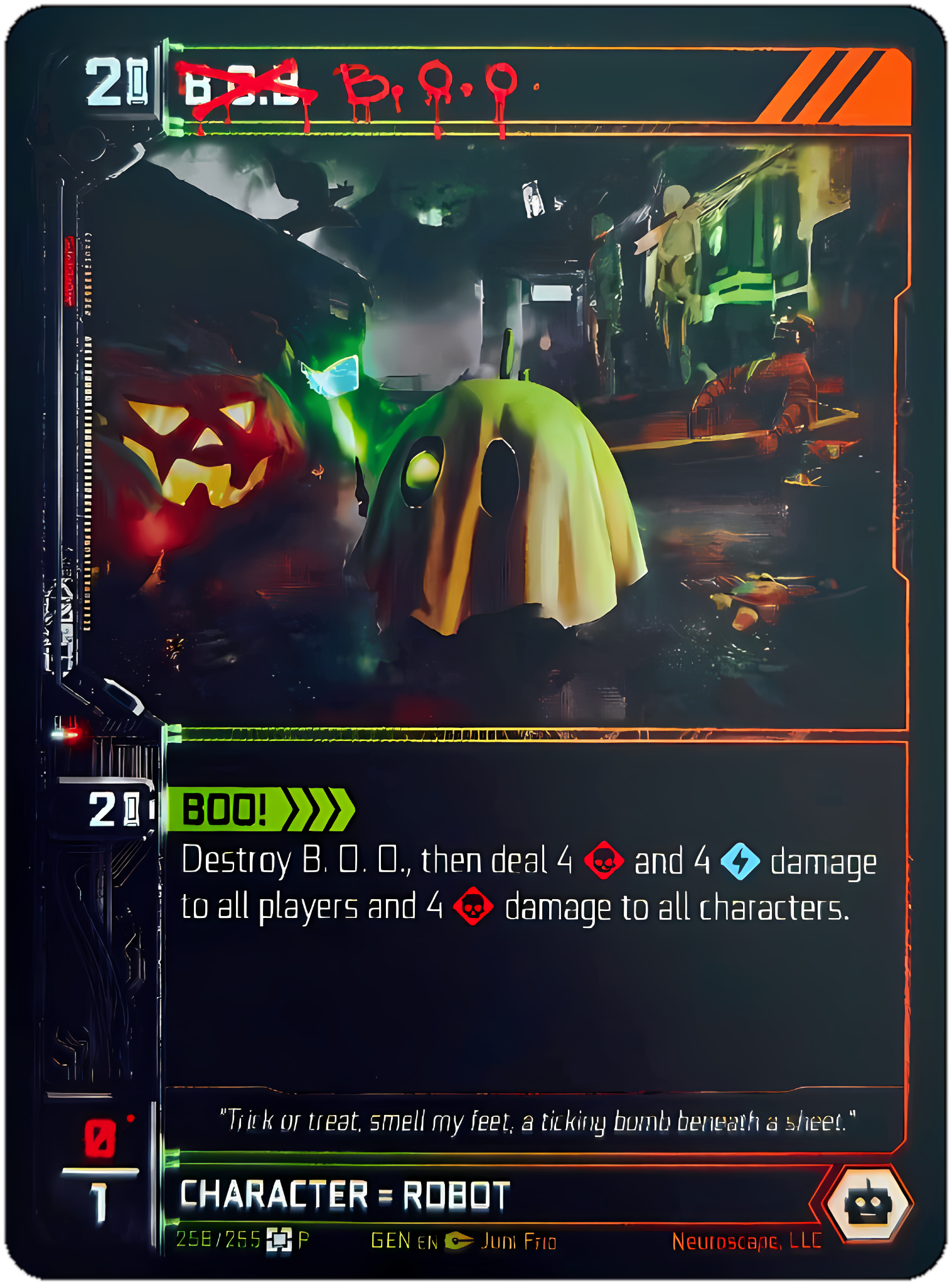B.O.O., carte PROMO-BOO