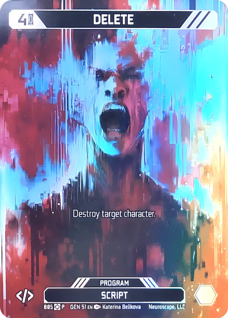 DELETE, carte PROMO-DELETE
