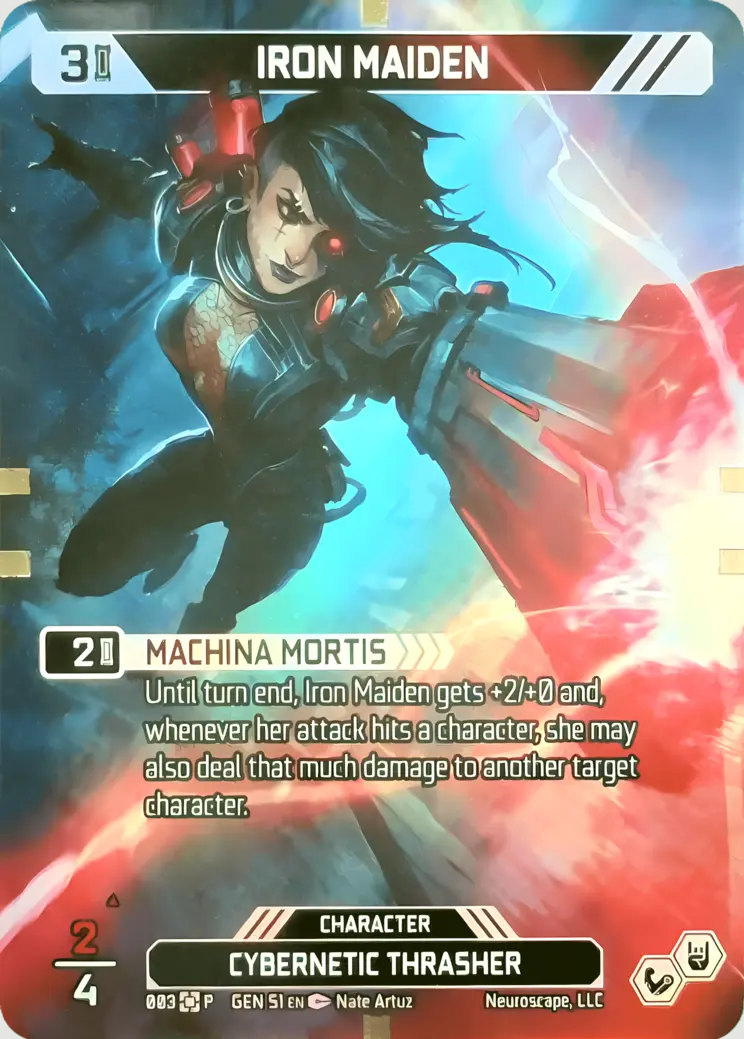 IRON MAIDEN, carte PROMO-IRON-MAIDEN