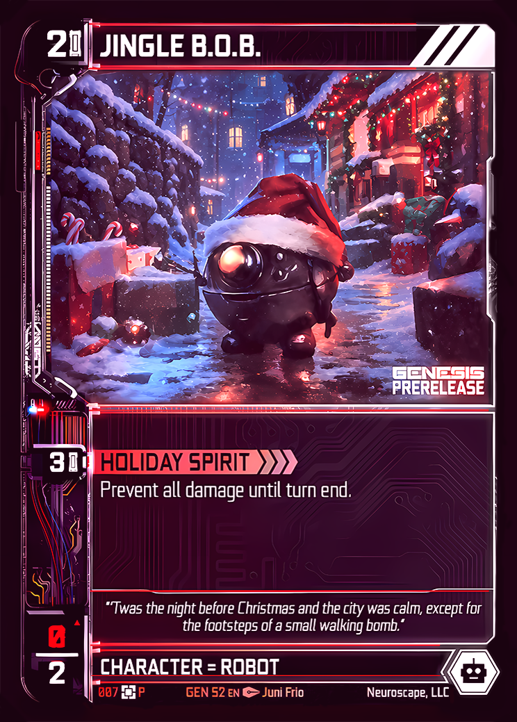 JINGLE B.O.B., carte PROMO-JINGLE-BOB