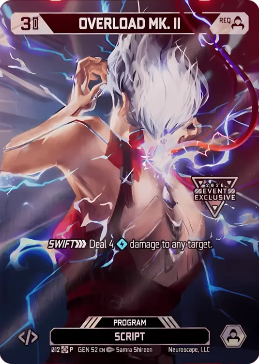 OVERLOAD MK. II, carte PROMO-OVERLOAD-MK-II-2026